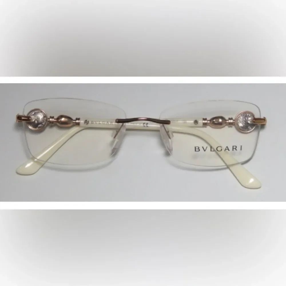 BVLGARI ivory gold Eye glasses, Authentic and New